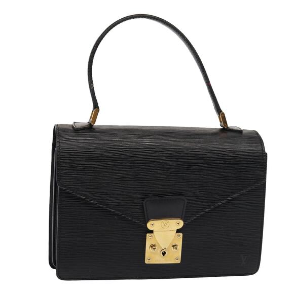 LOUIS VUITTON Epi Concorde Hand Bag Black M52132 - Picture 1 of 16